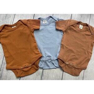 Three Kate Quinn KQ Baby Boy Onesies Bodysuits Clothes Outfits, Size 0-3 months